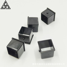 塑料方管套2520方中空管滑套方孔变径软胶衬套空心伸缩护套