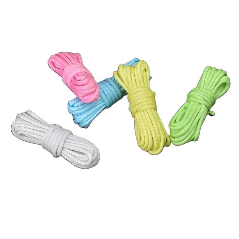 Night Glow 7-Core Paracord Outdoor Auxiliary Braided Cord with Light Emitting Parachute Cord for Tents Nylon Rope Manufacturer Wholesale