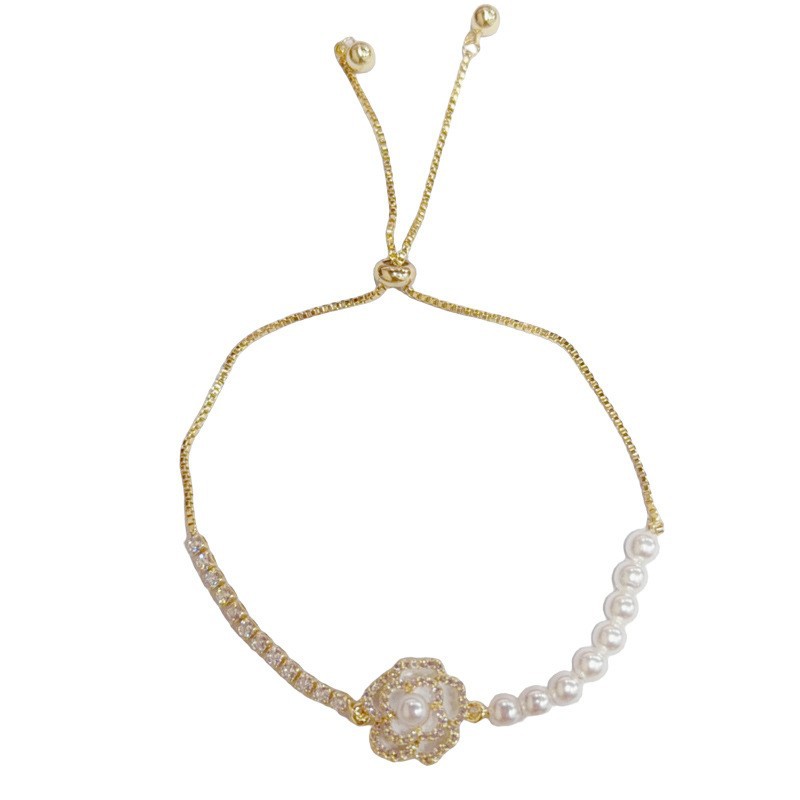 Moda de nicho, personalidad única, tendencia, pulsera de circón, diseño de todo fósforo de lujo ligero para mujer, joyería de sentido simple y avanzado al por mayor