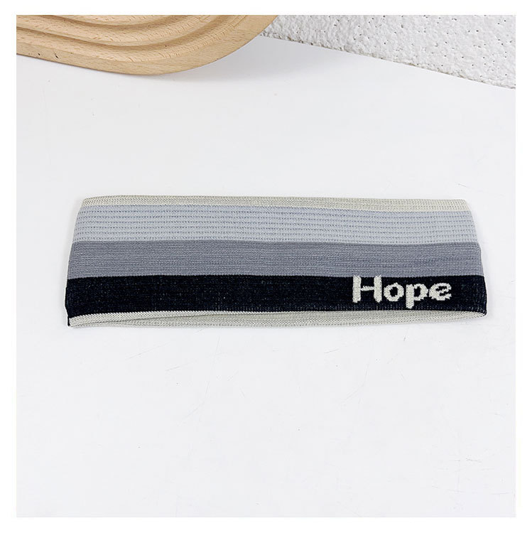 Unisex Simple Style Classic Style Letter Polyester Embroidery Hair Band display picture 1
