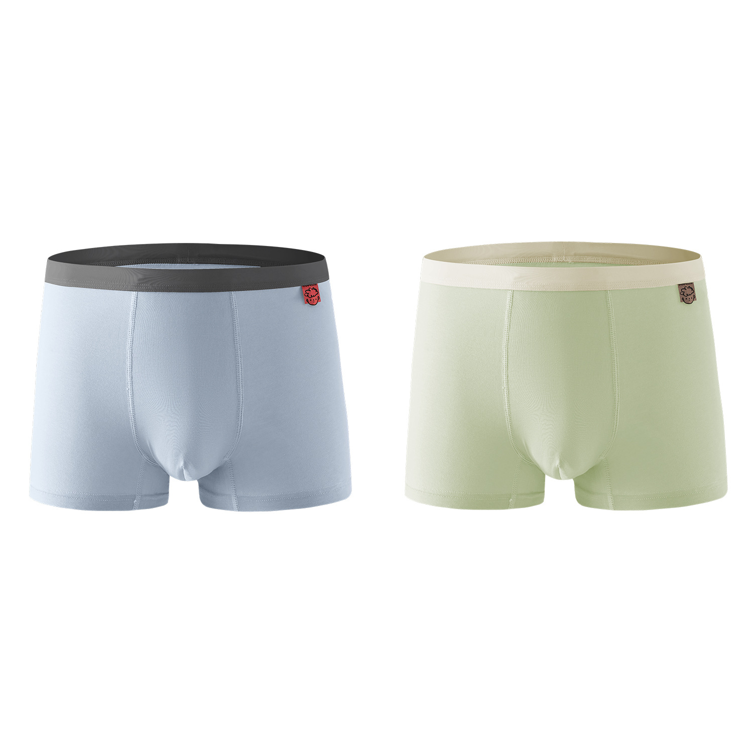Pure Cotton Teenagers Developmental Underwear Boys Solid Color Boxers Big Kids Boxers Students Junior High School Shorts
