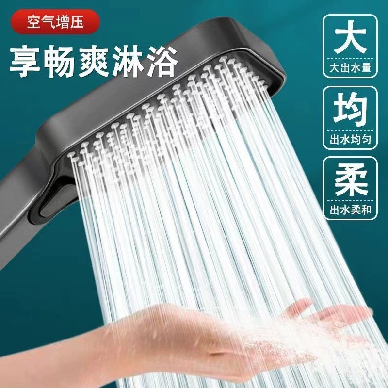 Кража лейки для душа, струя воды, супер сильный напор, кран для ванны, купание, ванна, душ с эффектом лотоса, тропический душ