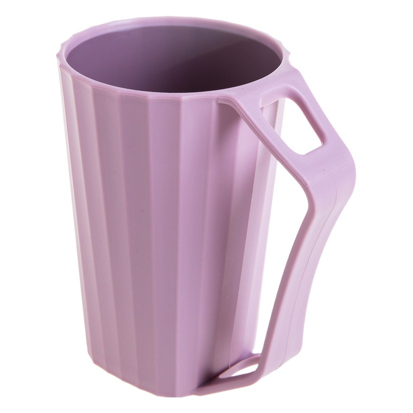 Taza de lavado de pareja con mango simple y conveniente hebilla invertida moda cepillo de dientes de plástico taza redonda estudiante cepillado taza de lavado