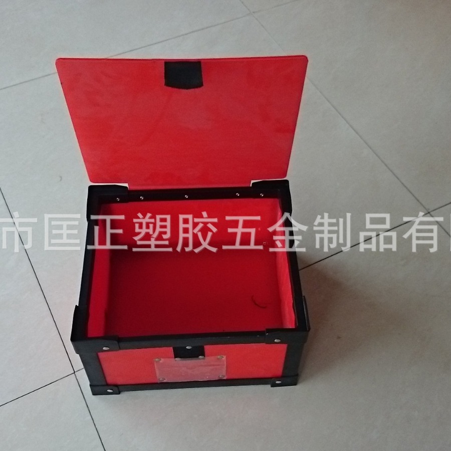 供应全包边式中空板加盖子式骨架箱 盖子后面中空板连接式