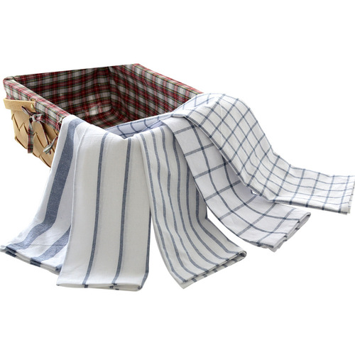 Yipin kitchen multi-purpose towel European-style Western food cotton napkin tablecloth dishcloth tea towel pad rag 3-piece set