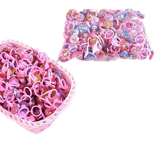 Cute cartoon ring plastic small accessories children's small gifts baby bulk gifts jewelry wholesale ring princess