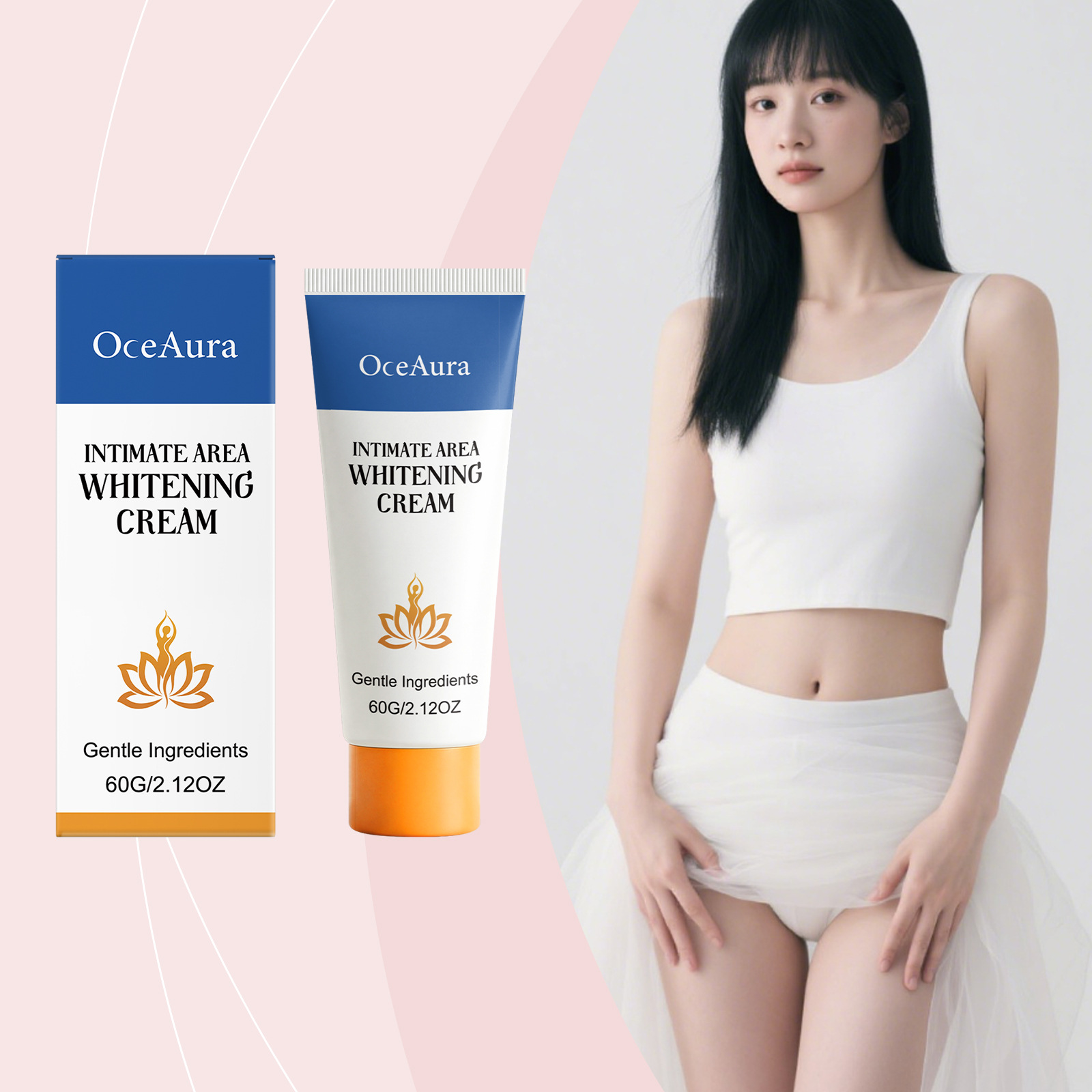 Oceaura Body Care Cream Is a Moisturizing and Nourishing Cream for Women's Skin, Suitable for Southeast Asia