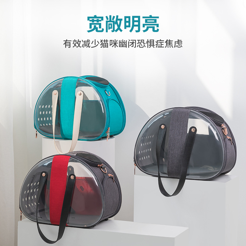 Nueva bolsa de mascotas cápsula espacial bolsa de gato mascota salida Portátil Bolsa de hombro portátil multiusos plegable mochila para mascotas