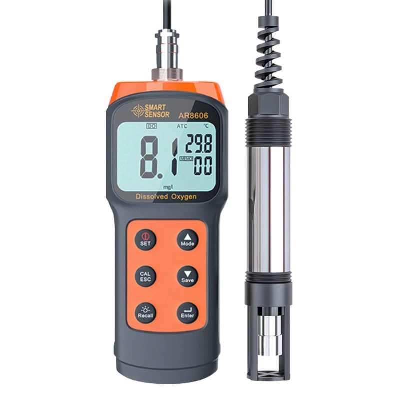 Ximar8606 Измеритель растворенного кислорода Метод флуоресценции Сплит Портативный Детектор сточных вод Содержание кислорода в воде Рыбный пруд Аквакультура