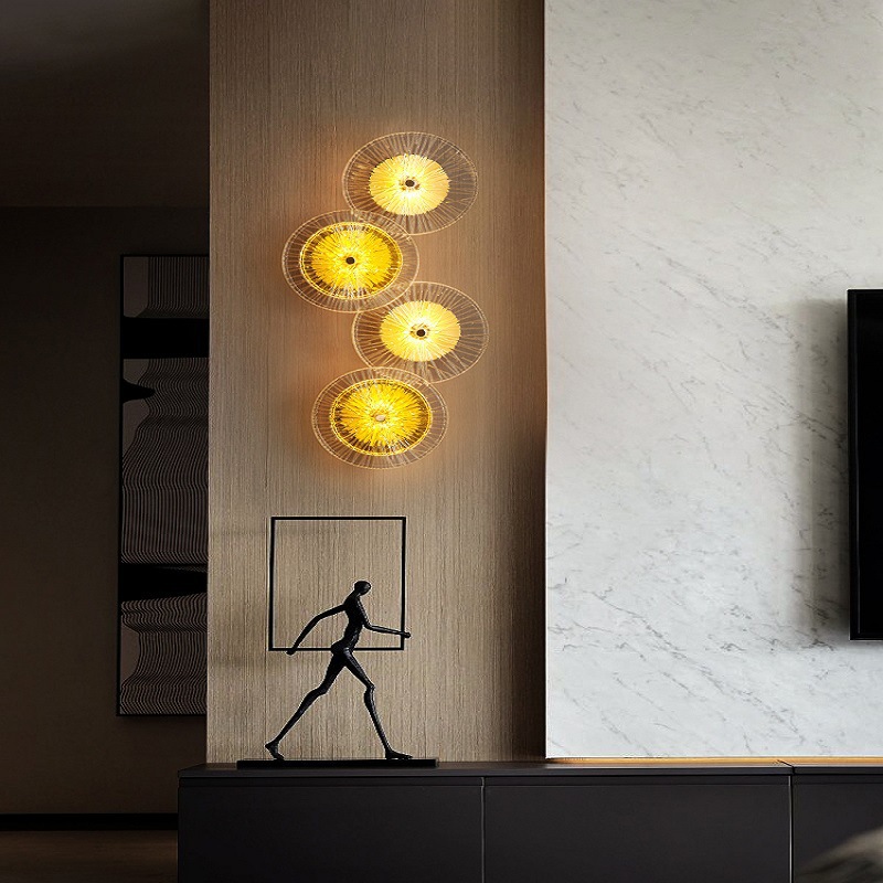 lámparas de pared pasillo balcón lámpara de apagado led cabezal de cama pared de fondo pared corredor simple escalera moderna dormitorio porche norte