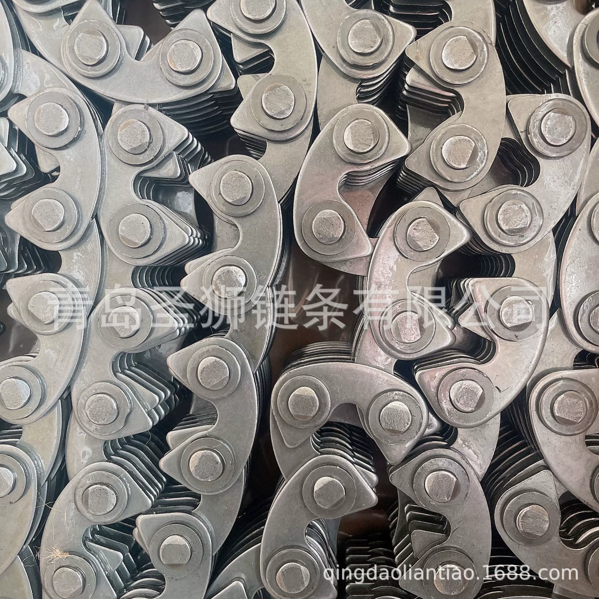 Сверхпрочная зубчатая цепь для зубчатой цепной передачи, высокая прочность, высокая прочность, ударопрочность, бесцентровая шлифовальная цепь CL16, бесшумная и бесшумная