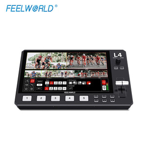 Feelworld 10.1inch Touch Screen HDMI Sdi Multi-Camera Live Streaming Push-Up Machine