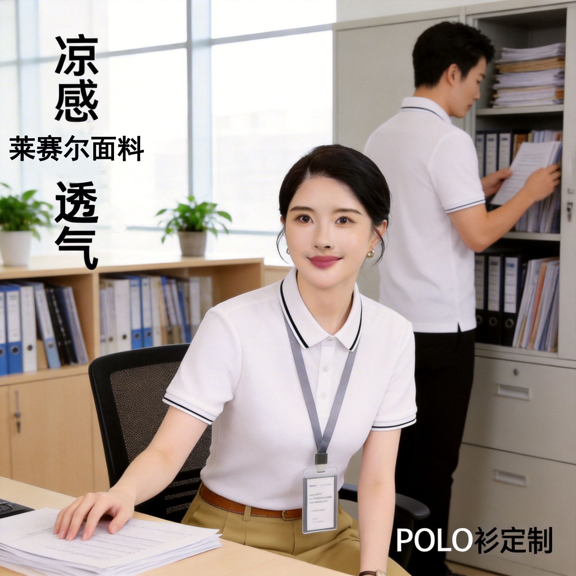 Work Clothes Short-Sleeved Men's and Women's Polo Shirts Custom Lapel Advertising Cultural Shirts Class Uniforms Work Clothes Printed Logo Embroider