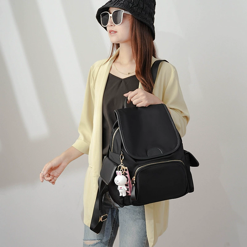 Backpack, universal capacious shoulder bag, handheld school bag for leisure for traveling, oxford cloth