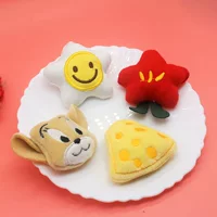 Тканевая мультяшная брошь, мышь, сыр, аксессуары, смайлик, звезда, головной убор «сделай сам», шпилька для волос, обувь, сумка для одежды, аксессуары