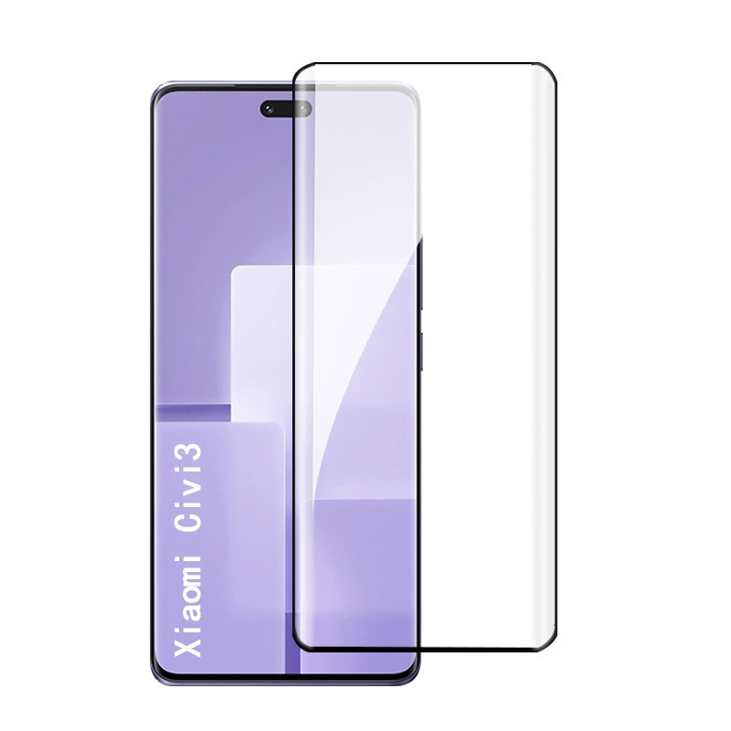 Подходит для изогнутой пленки с черепахой Xiaomi 13 Lite 12Pro/12/CIVI2, стальной пленки для горячего изгиба мобильного телефона