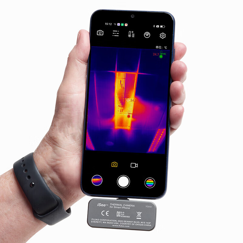 FLUKE FLUKE TC01A termómetro de imagen térmica de teléfono móvil termómetro de visión nocturna infrarroja