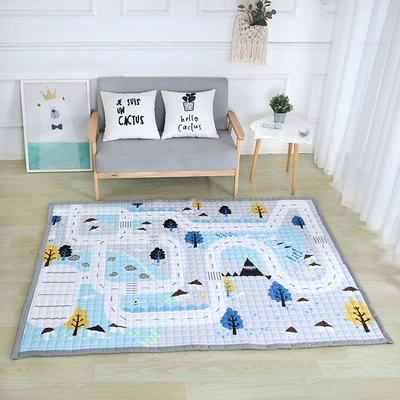 Crawling Mat Multi-Functional Baby — Avtomobil döşəmə paspasları - country-road-145195-about-2kg-with-independent-packaging