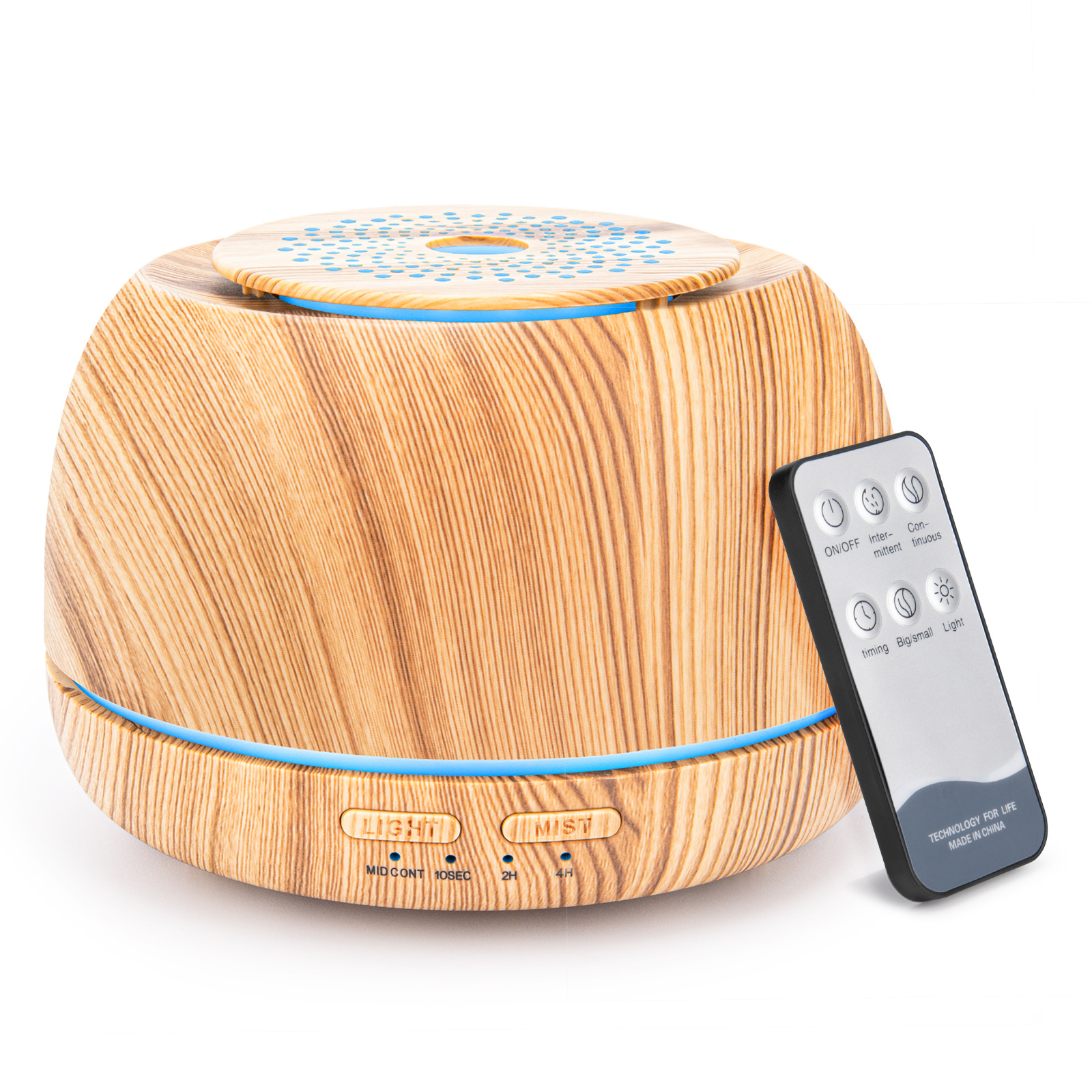 El comercio exterior de mini 300ml grano de madera de niebla fría aromaterapia humidificador USB coche lámpara de aromaterapia atomización ultrasónica máquina de aromaterapia