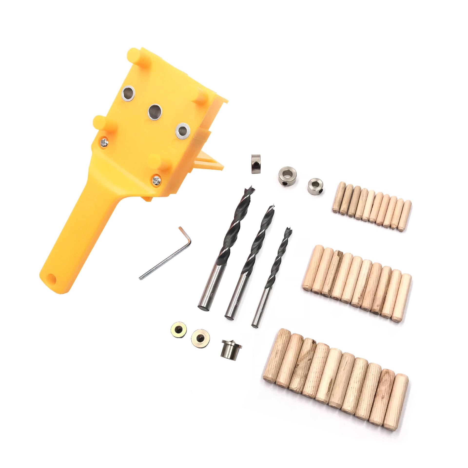 木工直孔打孔定位器 木板连接钻孔定位器 木工工具