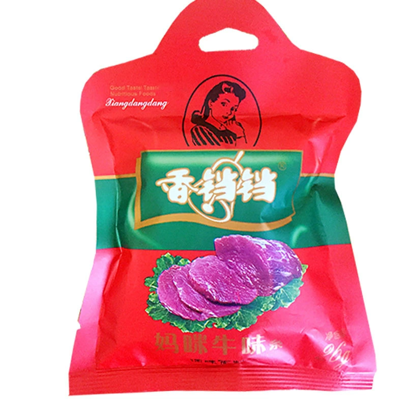 Перечинковые говяжьи стрипсы (Xiangdangdang) ручной раскат, ассорти вкусов подарочные пакеты — 16–18 г пакеты