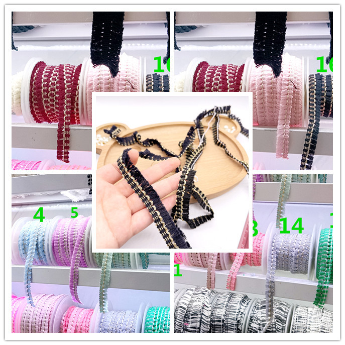 F-833-2棉线金线流苏织带花边辅料娃娃衣洛丽塔花边