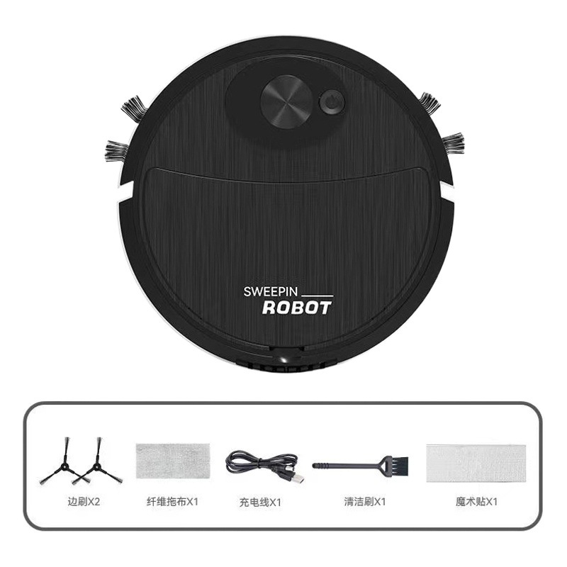Mini robot de barrido tres en uno máquina de limpieza dormitorio aspiradora actividad regalo exquisito embalaje de caja de color image 1