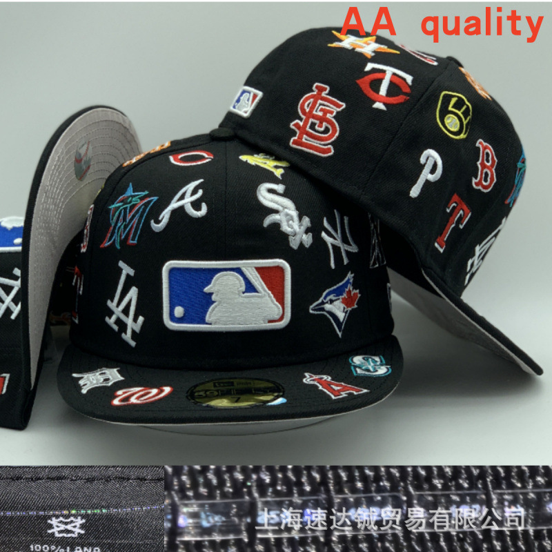 PouChangAnFo 越境卸売 AA 品質野球帽チームキャップサイドキャップ記念キャップスポーツキャップ|undefined