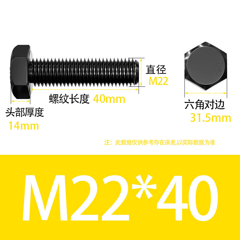 10.9级高强度螺栓M12-M36钢结构专用GB/T1228全螺纹外六角螺丝|undefined