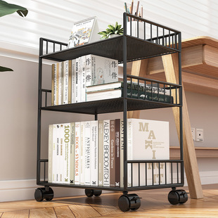 Desk bookshelf shelf floor movable office station desk storage student classroom dormitory small bookcase