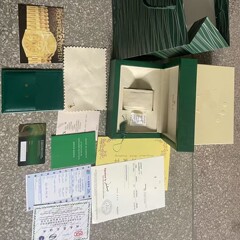 劳力手表收纳盒绿水鬼格林尼治日记双历迪通拿系列手表盒瑞士表盒