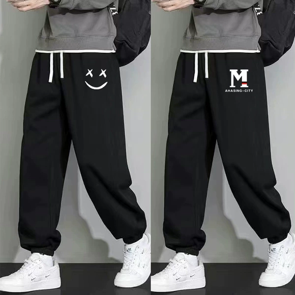 Crossed eye black + small M black [2 pieces/thin style]