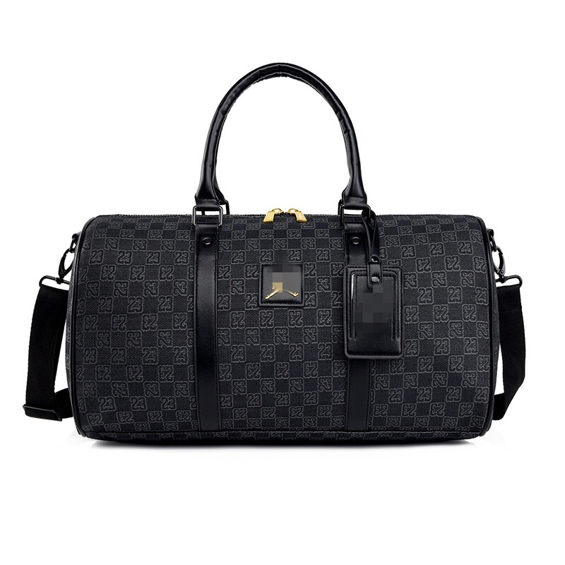New Model Aj Monogram Checkerboard Fabric Large Capacity Jordan Shoulder Crossbody Tote Gym Bag Travel Bag Student Bag New Model Aj Monogram Checkerboard Fabric Large Capacity Jordan Shoulder Crossbody Tote Gym Bag Travel Bag Student Bag