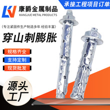 穿山刺膨胀砌块砖泡沫砖轻体砖专用膨胀螺栓泡沫砖加气块膨胀锚栓