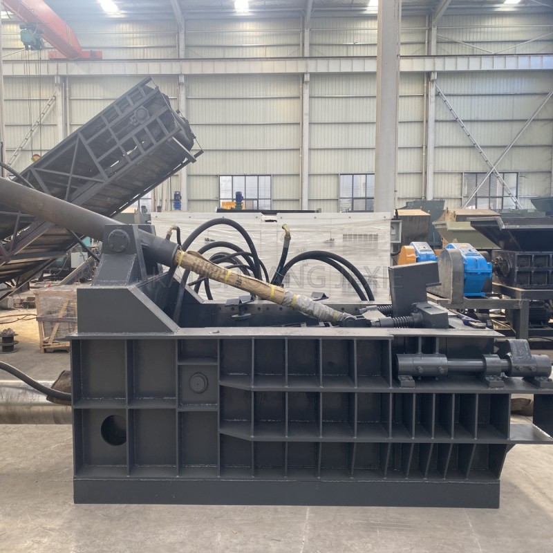 小型废旧金属压块机全自动易拉罐铁屑液压打包机厂家智能