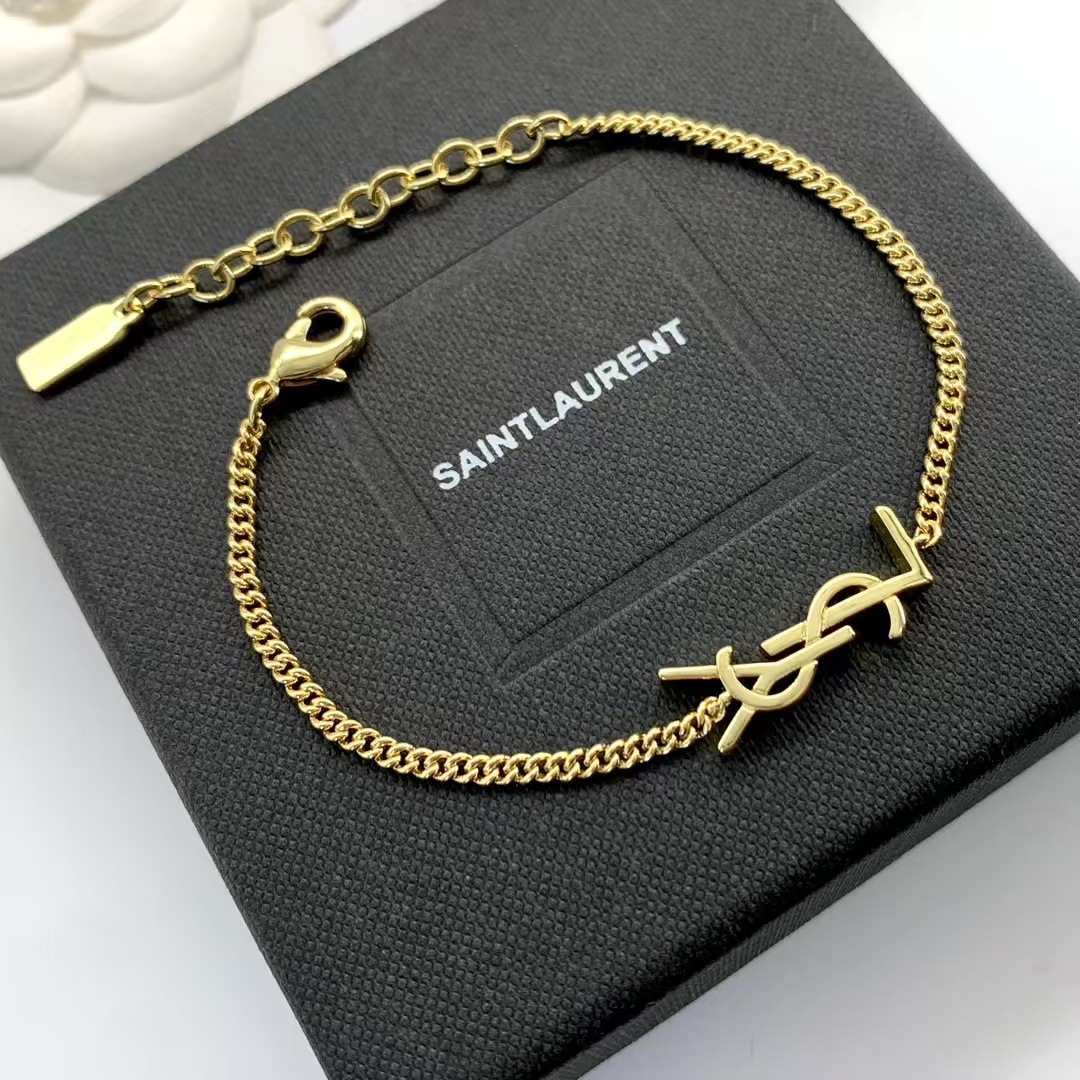 Saint Laurent Opyum Bracelet Metal Gold