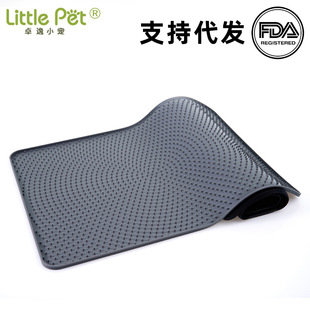 硅膠防滑貓砂墊寵物床貓籠寵物墊狗窩墊子落砂墊寵物餐墊防抓耐磨