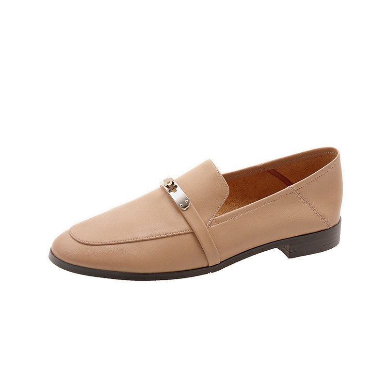 CHIKO Ayesha Round Toe Block Heels Loafer Flats