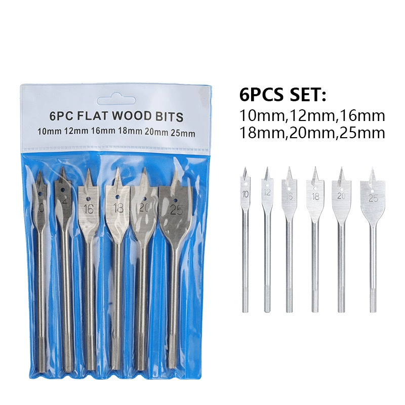 Производитель оптовая продажа трехконечный деревообрабатывающий плоский сверл 10-25 мм ручной сверл