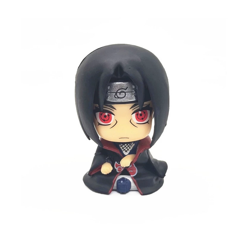 Кукла в формате версии Q с сидящим знаменитостью Kakashi Demon Slayer: Kimetsu no Yaiba Nezuko Tanjiro модель украшение