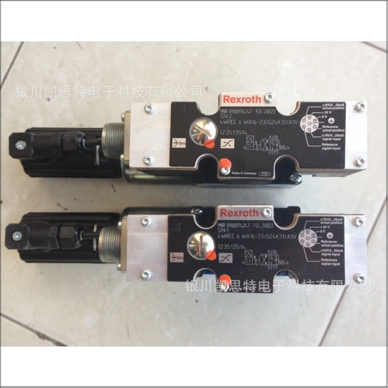 德国力士乐Rexroth液压比例方向阀4WREE6WA16-23 G24K31 A1V