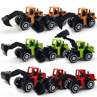 Xingyuanda alloy toy engineering vehicle sliding mini car excavator dirt cart alloy model gift