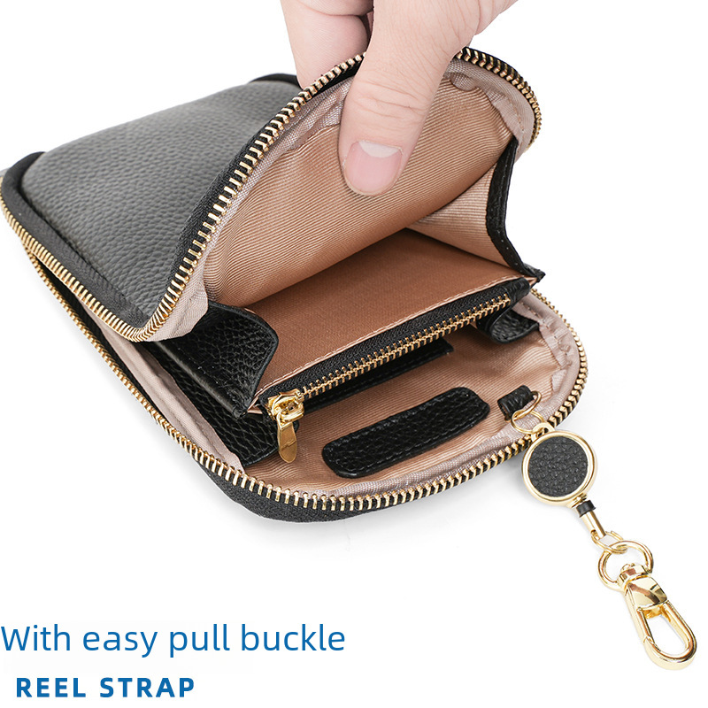 Trendy Women's Mobile Phone Bag, Small Leather Crossbody Bag for Export, Ladies' Phone Bag, Top-Grade Cowhide Mobile Phone Crossbody Bag