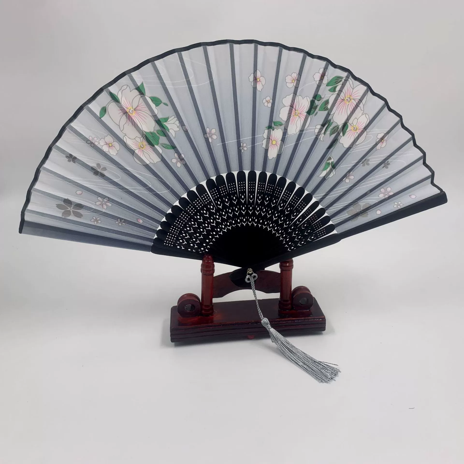 Folding Hand Fan Hanfu Style, Silk-screen Print, High-definition Patterns, Fine Workmanship