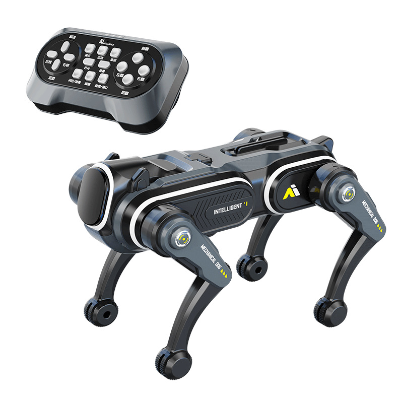 Transfronterizos AI inteligente robot perro control de voz tecnología de programación mecánica perro juguete niño robot control remoto image 6