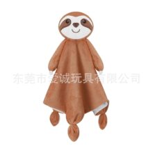 来图OEM加工动物猴子巾 水赖安抚毯子 婴儿毛绒玩具