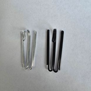 Factory Direct Supply Curtain Hook Four-prong Hook Metal Galvanized Curtain Hook Curtain Cloth with Hook Curtain Accessories