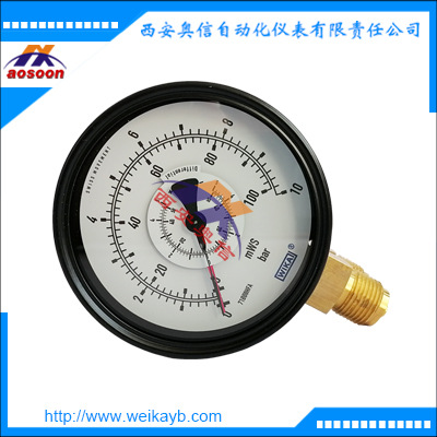 711.12.100差压表 wika波登管压差表 德国wika差压表711.12.160