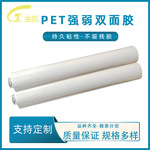 PET双面胶带透明强粘无痕背胶可移强弱春联模切成型