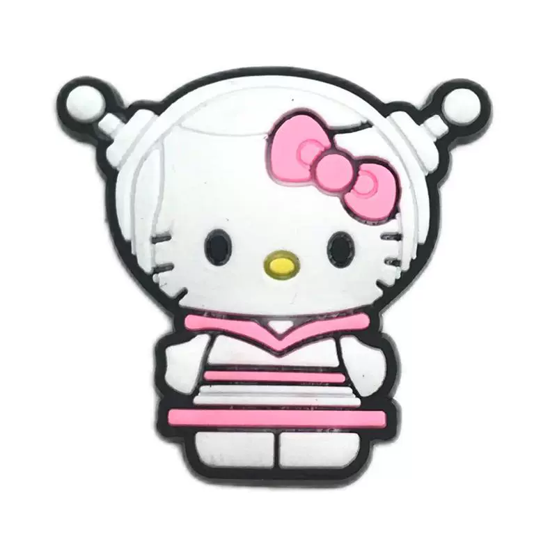 Hello Kitty, мультяшные туфли, съемная пряжка для обуви